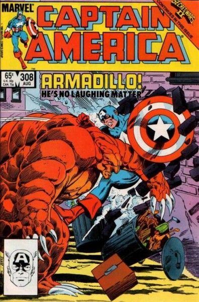 Captain America, Vol. 1 Secret Wars II - The Body in Question |  Issue#308A | Year:1985 | Series: Captain America | Pub: Marvel Comics |