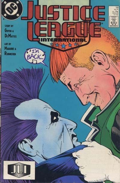 Justice League / International / America No More Mr. Nice-Guy! |  Issue#19A | Year:1988 | Series: Justice League | Pub: DC Comics