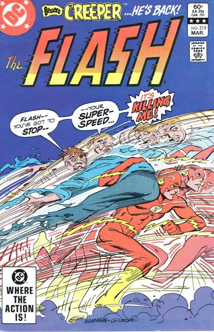 Flash, Vol. 1 A Slight Touch of Death! |  Issue#319A | Year:1983 | Series: Flash | Pub: DC Comics |
