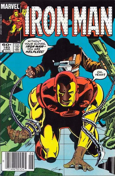 (Damaged Comic Readable/Acceptable Condtion)  Iron Man, Vol. 1 All Kinds Of Fear |  Issue#183B | Year:1984 | Series: Iron Man | Pub: Marvel Comics