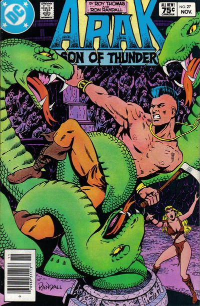 Arak When Dead Gods Walk! / Red Corpse Riding |  Issue#27C | Year:1983 | Series:  | Pub: DC Comics | Canadian Price Variant