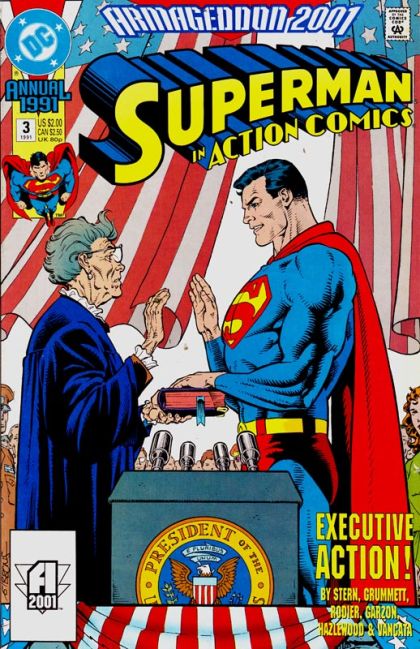 Action Comics, Vol. 1 Annual Armageddon 2001 - Executive Action |  Issue#3A | Year:1991 | Series:  |