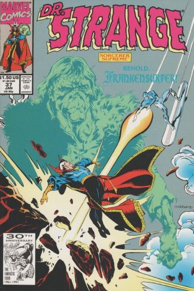 Doctor Strange: Sorcerer Supreme, Vol. 1 Frankensurfer |  Issue#37 | Year:1991 | Series: Doctor Strange | Pub: Marvel Comics