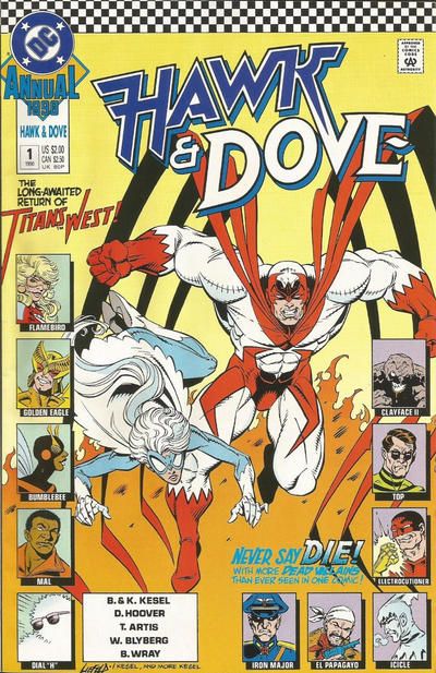 Hawk & Dove, Vol. 3 Annual Never Say Die! |  Issue#1A | Year:1990 | Series: Teen Titans |