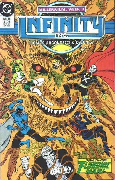 Infinity Inc., Vol. 1 Millennium - Swamped! |  Issue#46 | Year:1988 | Series: Infinity Inc. |