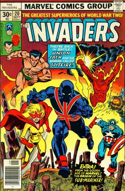 The Invaders, Vol. 1 The Battle of Berlin! |  Issue#20B | Year:1977 | Series: Invaders | Pub: Marvel Comics