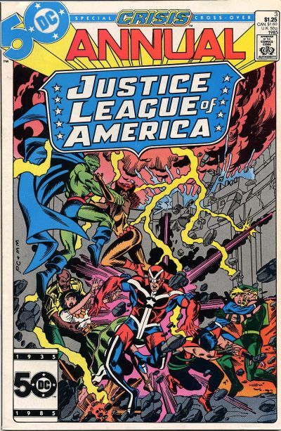 Justice League of America, Vol. 1 Annual Crisis On Infinite Earths - Force Of Nature |  Issue#3A | Year:1985 | Series: JLA | Pub: DC Comics