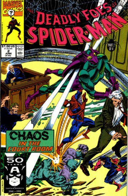 The Deadly Foes of Spider-Man The Price Of Justice |  Issue#2A | Year:1991 | Series: Spider-Man | Pub: Marvel Comics