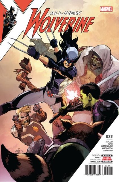 All-New Wolverine Hive, Part One |  Issue#22A | Year:2017 | Series:  | Pub: Marvel Comics | Regular Leinil Francis Yu Cover