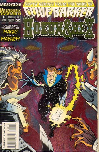 Hokum & Hex Strange Angels |  Issue#1 | Year:1993 | Series: Clive Barker | Pub: Marvel Comics