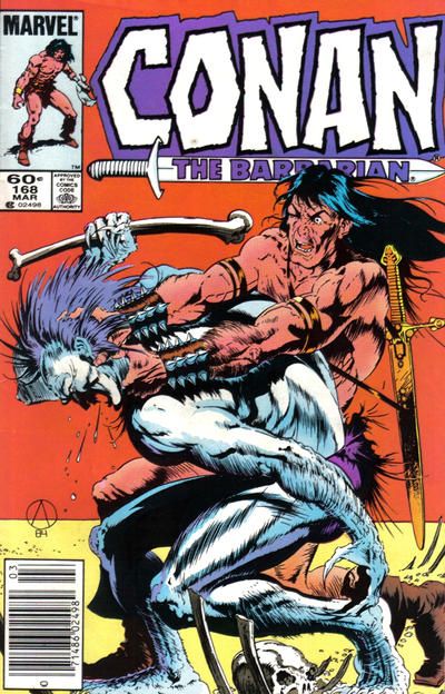 Conan the Barbarian, Vol. 1 The Bird-Woman And The Beast! |  Issue#168B | Year:1985 | Series: Conan |