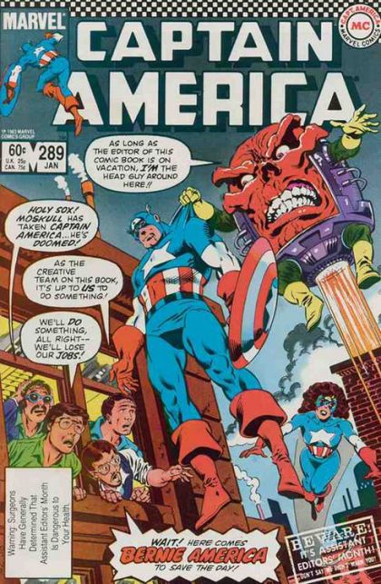 Captain America, Vol. 1 Tomorrow, The World? |  Issue#289A | Year:1983 | Series: Captain America |