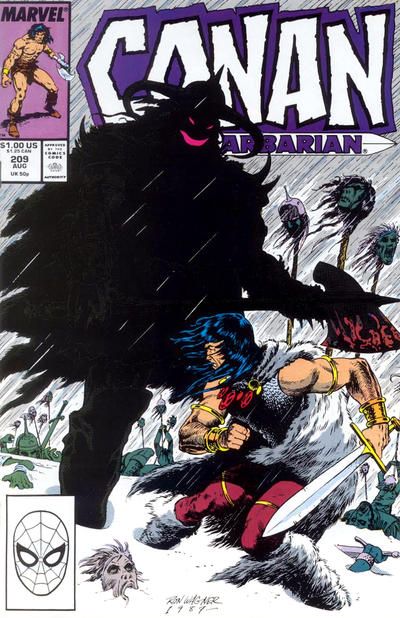 Conan the Barbarian, Vol. 1 Dark Horse |  Issue#209A | Year:1988 | Series: Conan | Pub: Marvel Comics |