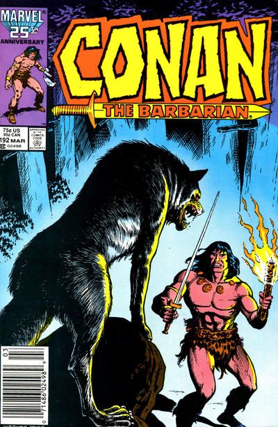 Conan the Barbarian, Vol. 1 Keeper |  Issue#192B | Year:1987 | Series: Conan | Pub: Marvel Comics