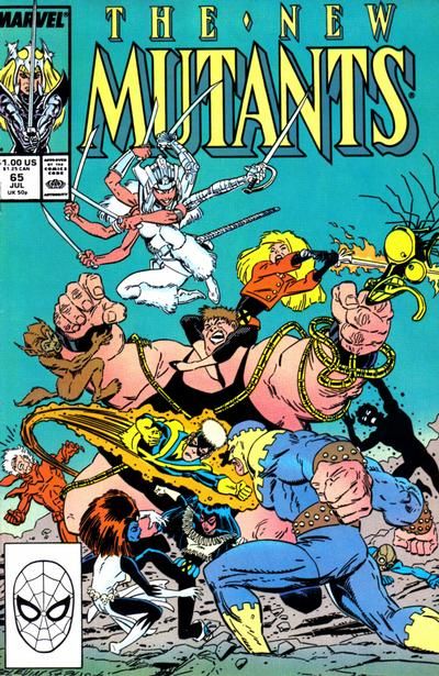 New Mutants, Vol. 1 Demons! |  Issue#65A | Year:1988 | Series: New Mutants | Pub: Marvel Comics