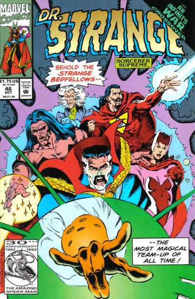 Doctor Strange: Sorcerer Supreme, Vol. 1 Infinity War - Strange Bedfellows, Part 1 |  Issue#46A | Year:1992 | Series: Doctor Strange |
