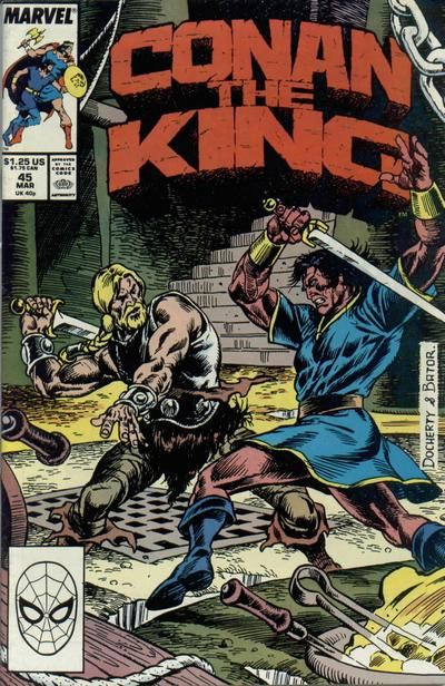 King Conan / Conan the King Caliastros |  Issue#45A | Year:1988 | Series: Conan | Pub: Marvel Comics |