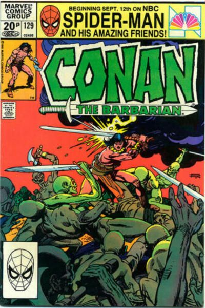 Conan the Barbarian, Vol. 1 The Creation Quest |  Issue#129C | Year:1981 | Series: Conan |  UK Price Variant