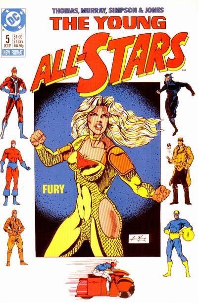 Young All-Stars Hollywood Knights (1942 Model) |  Issue#5 | Year:1987 | Series: JSA |