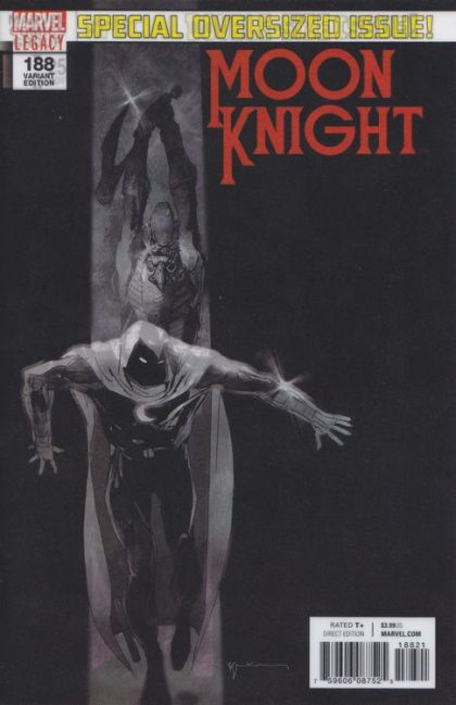 Moon Knight  |  Issue#188B | Year:2017 | Series:  | Pub: Marvel Comics | Variant Bill Sienkiewicz Lenticular Homage Cover