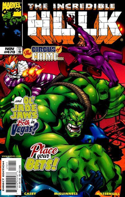 The Incredible Hulk, Vol. 1 Circus People |  Issue#470A | Year:1998 | Series: Hulk | Pub: Marvel Comics | Direct Edition