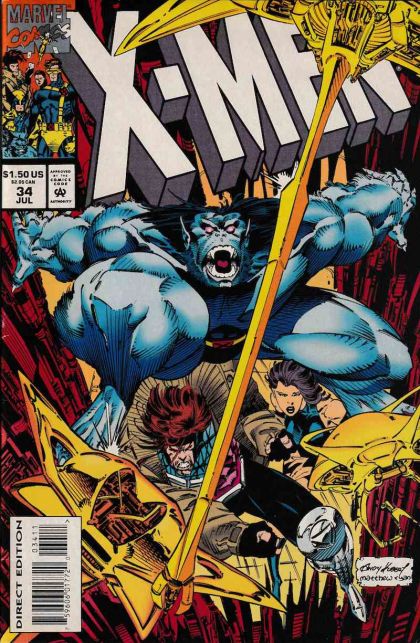 X-Men, Vol. 1 Life and Consequences |  Issue#34A | Year:1994 | Series:  | Pub: Marvel Comics