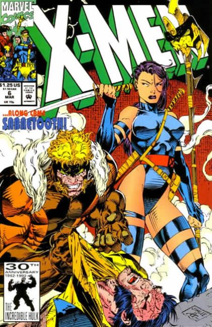 X-Men, Vol. 1 Farther Still |  Issue#6A | Year:1992 | Series: X-Men | Pub: Marvel Comics |