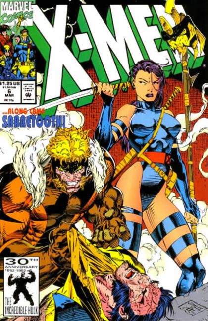 X-Men, Vol. 1 Farther Still |  Issue#6A | Year:1992 | Series: X-Men | Pub: Marvel Comics |