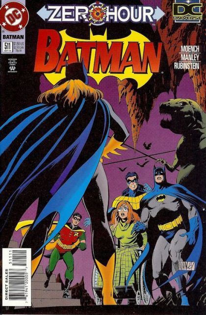 Batman, Vol. 1 Zero Hour - The Night Before Zero |  Issue#511A | Year:1994 | Series: Batman | Pub: DC Comics