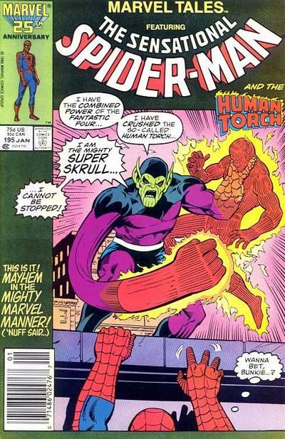 Marvel Tales, Vol. 2 Not All Thy Powers Can Save Thee! |  Issue#195B | Year:1987 | Series: Spider-Man |