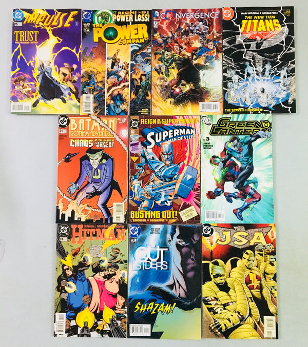 Set of 10 Comics by DC Comics | Original US Comics | All Single Issues