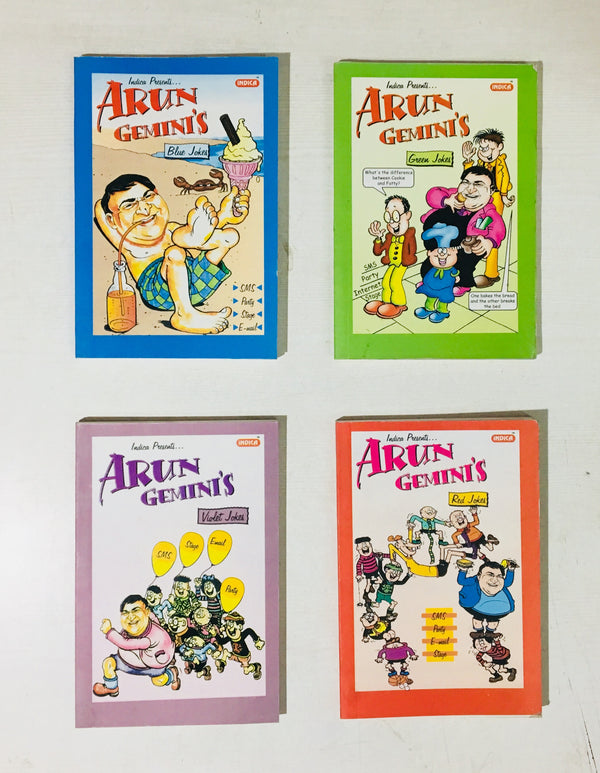 Best Jokes by Master Comedian Arun for Adults | Set of 4 Books | Condition: New | Subject: Jokes