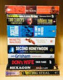 Thriller Mystery Suspense Fiction | Pack of 10 Books | FREE Shipping | FREE Bookmarks