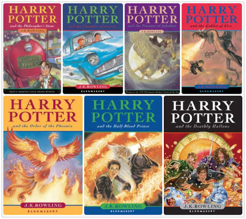 Harry Potter by JK Rowling (First Edition Covers) Complete Set of