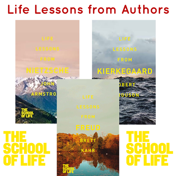 Life Lessons from Authors (Sigmund Freud, Nietzsche, Kierkegaard) | Paperback | Subject: Self Help