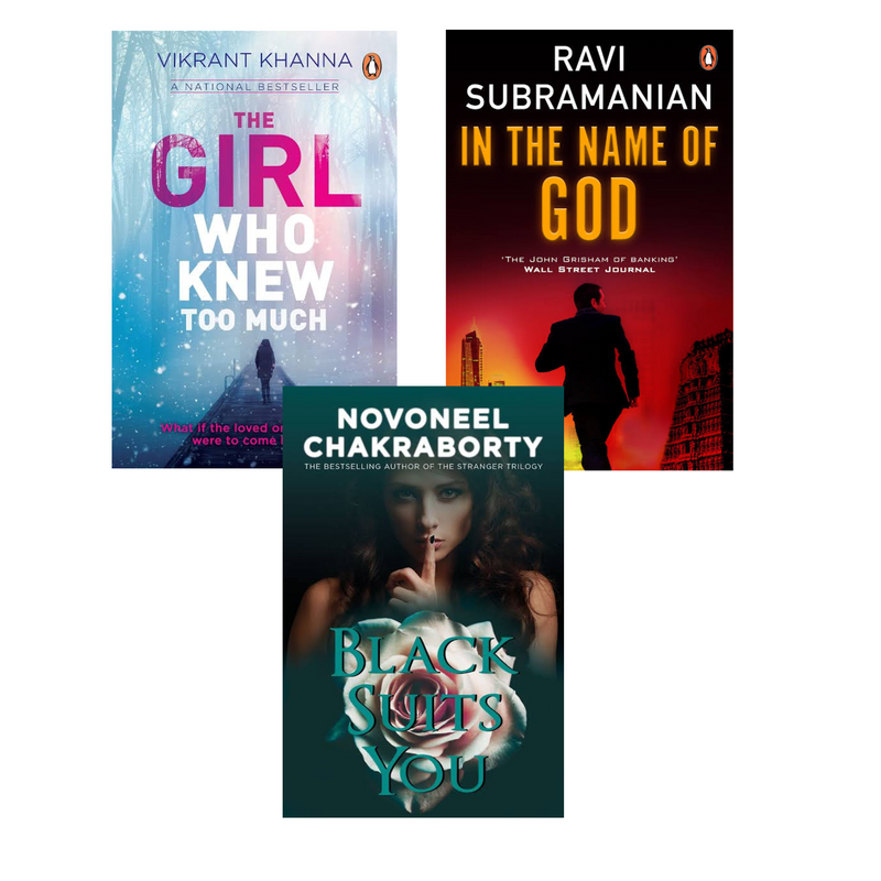 Thrillers to Remember by Chakraborty, Novoneel|Subramanian, Ravi|Khanna, Vikrant | Set of  3 Books