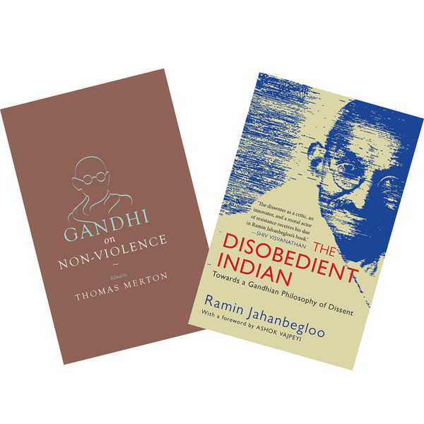 Mahatma Gandhi Philosophy | Pack of 2 Books | Gandhi on Non Violence and The Disobedient Man