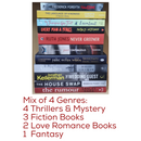 Mix Genre Bestsellers Brand New Pack of 10 Books and Titles | Free Shipping and Bookmarks