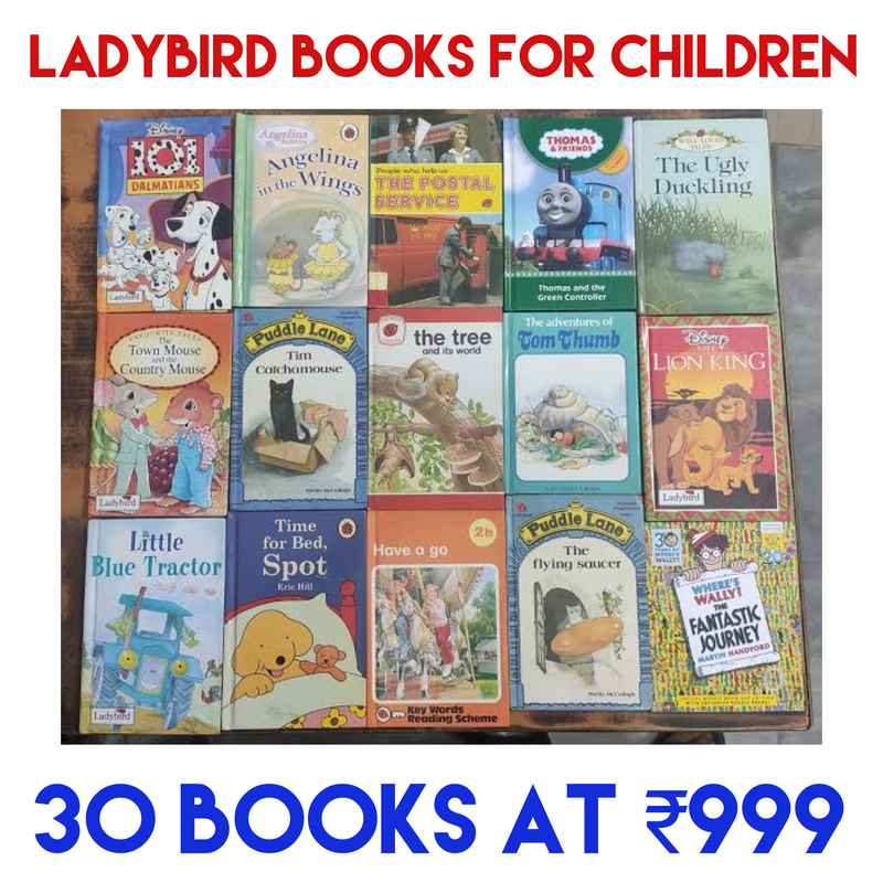 30 Children Ladybird Books | Pack of 30 Books | Assorted Selection | Free Shipping