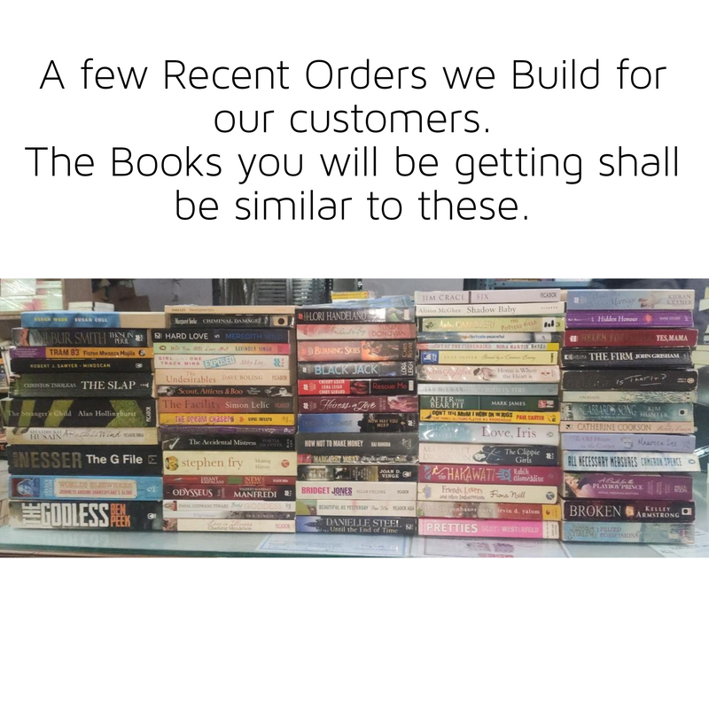 Lot of 100 Books of Fiction Category | Mixed Genre | Free Shipping and Free 50 Bookmarks | Build Your Home Library