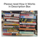 Lot of 100 Books of Fiction Category | Mixed Genre | Free Shipping and Free 50 Bookmarks | Build Your Home Library