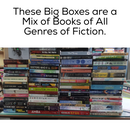 Lot of 100 Books of Fiction Category | Mixed Genre | Free Shipping and Free 50 Bookmarks | Build Your Home Library