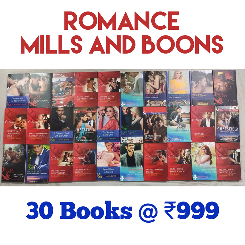 Romance Fiction | Mills and Boons | Lot of 30 Books | Free Shipping