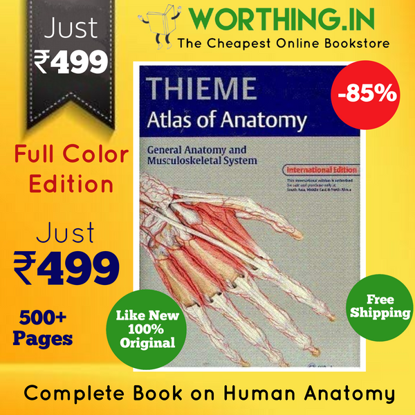 Atlas of Anatomy | Full Color Edition | Human Anatomy | Free Shipping