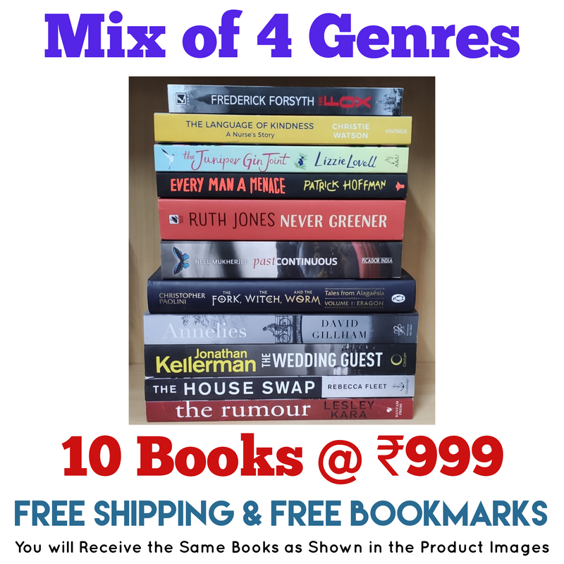 Mix Genre Bestsellers Brand New Pack of 10 Books and Titles | Free Shipping and Bookmarks