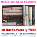Hardcover Women Love Romance and Fiction 10 Books Set | Free Shipping | Free Bookmarks