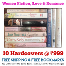 Hardcover Women Love Romance and Fiction 10 Books Set | Free Shipping | Free Bookmarks