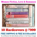 Hardcover Women Love Romance and Fiction 10 Books Set | Free Shipping | Free Bookmarks