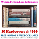 Hardcover Women Love Romance and Fiction 10 Books Set | Free Shipping | Free Bookmarks