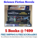 Science Fiction SciFi Set of 5 Books | Free Shipping and Bookmarks